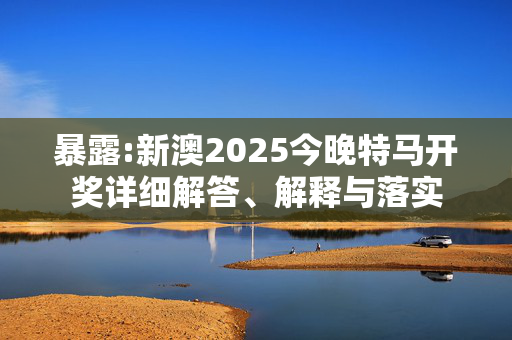 暴露:新澳2025今晚特马开奖详细解答、解释与落实