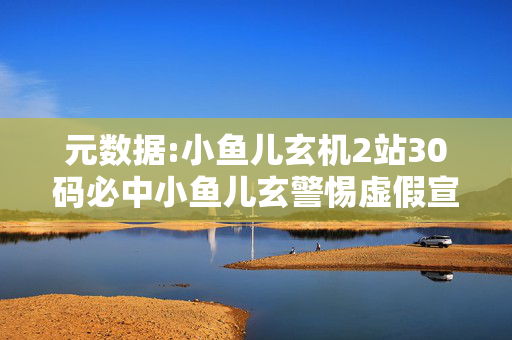 元数据:小鱼儿玄机2站30码必中小鱼儿玄警惕虚假宣传-全面释义