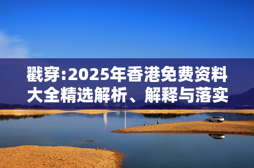 戳穿:2025年香港免费资料大全精选解析、解释与落实