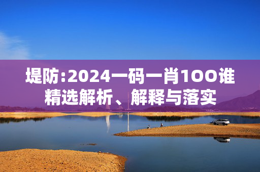 堤防:2024一码一肖1OO谁精选解析、解释与落实