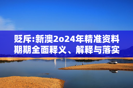 贬斥:新澳2o24年精准资料期期全面释义、解释与落实