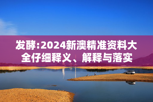 发酵:2024新澳精准资料大全仔细释义、解释与落实