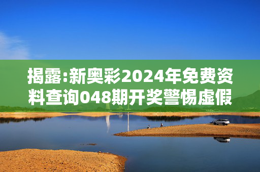 揭露:新奥彩2024年免费资料查询048期开奖警惕虚假宣传、全面解答与解释