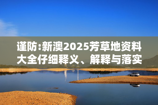 谨防:新澳2025芳草地资料大全仔细释义、解释与落实