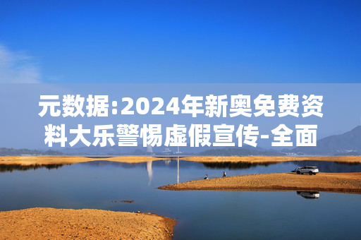 元数据:2024年新奥免费资料大乐警惕虚假宣传-全面释义