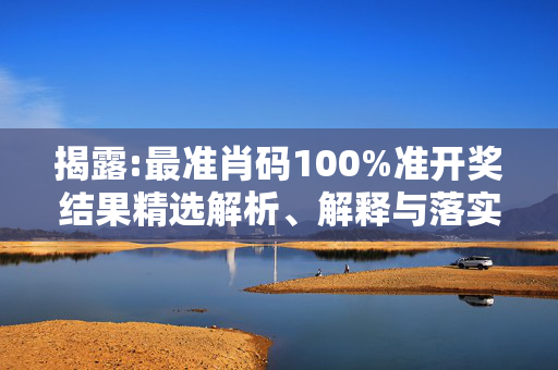 揭露:最准肖码100%准开奖结果精选解析、解释与落实