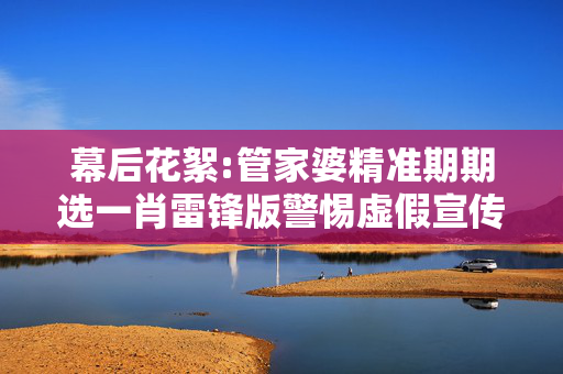 幕后花絮:管家婆精准期期选一肖雷锋版警惕虚假宣传-全面释义
