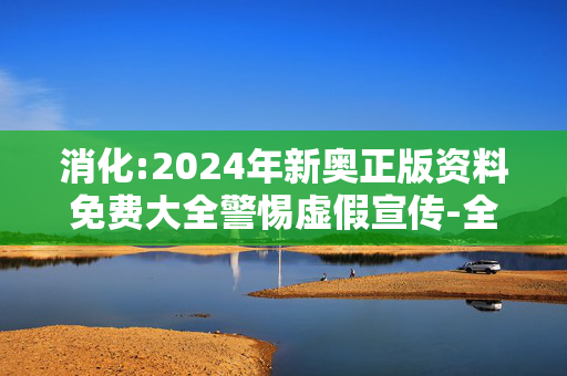 消化:2024年新奥正版资料免费大全警惕虚假宣传-全面释义