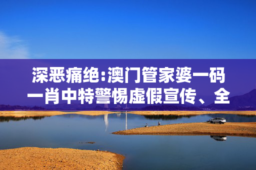 深恶痛绝:澳门管家婆一码一肖中特警惕虚假宣传、全面解答与解释